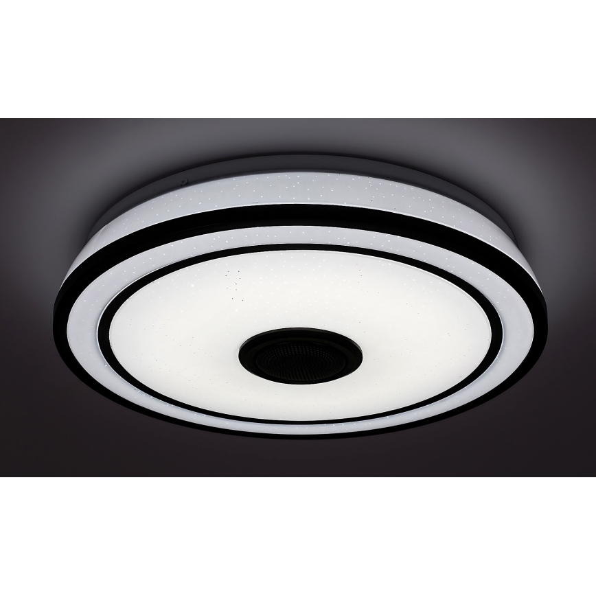Rabalux - Plafón LED RGB regulable con altavoz LED/24W/230V 3000-6500K + control remoto