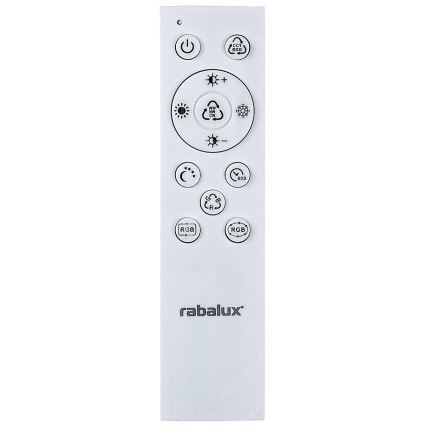 Rabalux - Plafón LED RGBW regulable LED/40W/230V 2700-6500K + control remoto