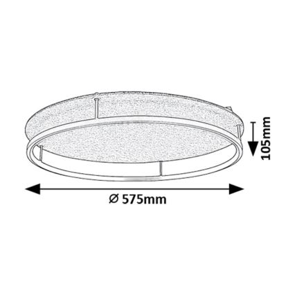 Rabalux - Plafón LED LED/40W/230V 3000/4000K