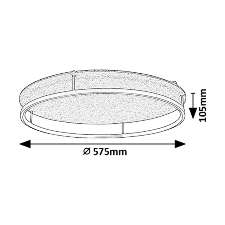Rabalux - Plafón LED LED/40W/230V 3000/4000K