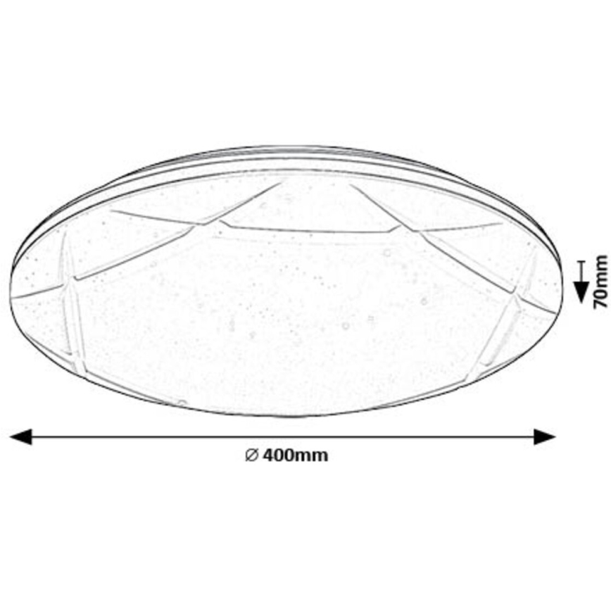 Rabalux - Plafón LED LED/24W/230V 4000K diá. 40 cm
