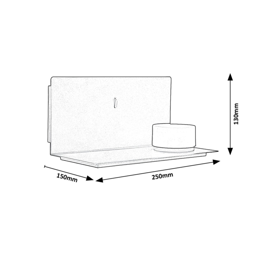 Rabalux - Aplique LED con estante y puerto USB LED/6W/230V 3000K