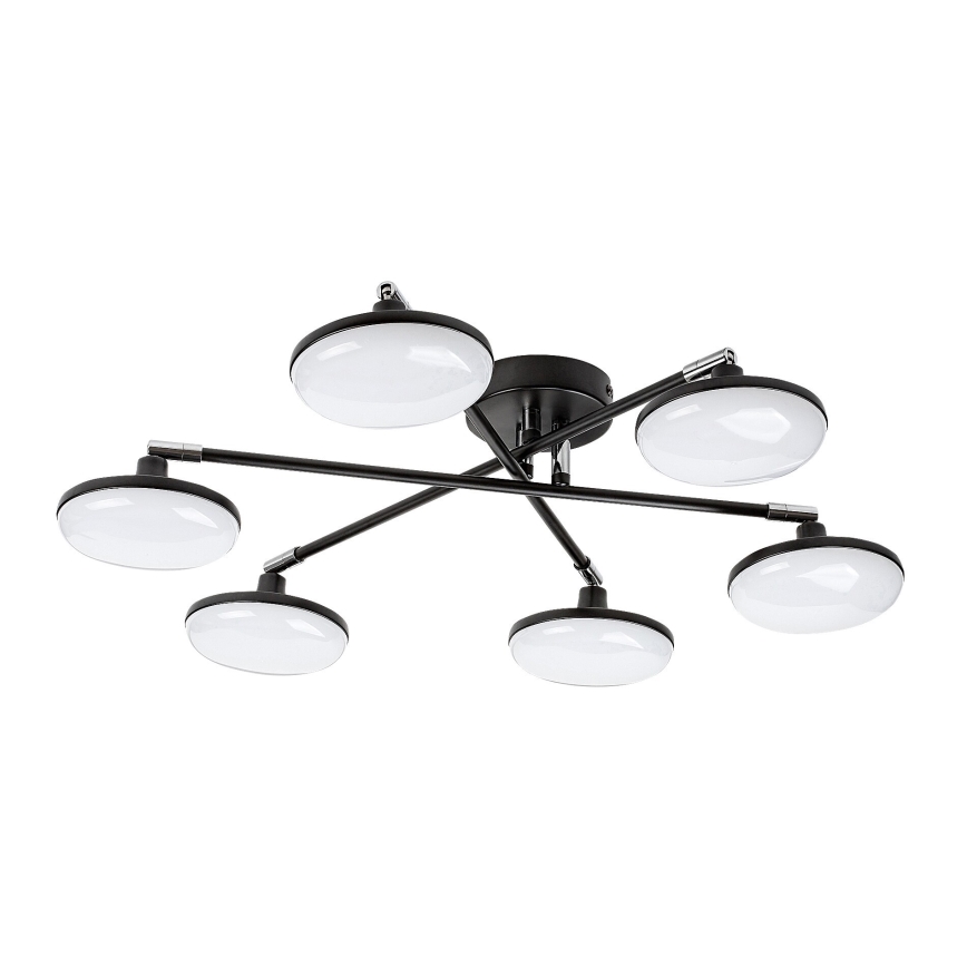 Rabalux - Lámpara de techo LED 6xLED/4W/230V 3000K negro