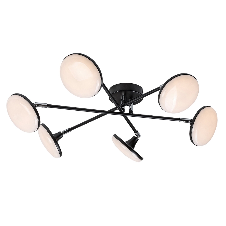 Rabalux - Lámpara de techo LED 6xLED/4W/230V 3000K negro