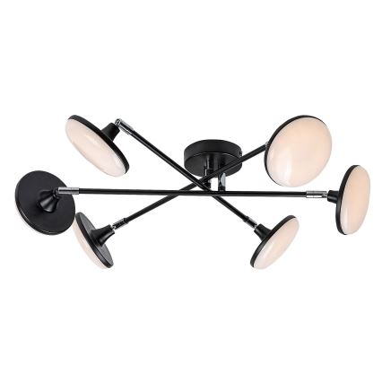 Rabalux - Lámpara de techo LED 6xLED/4W/230V 3000K negro