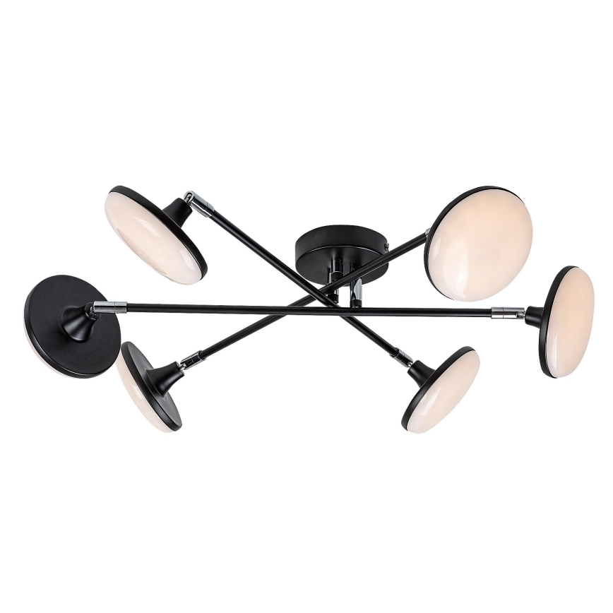 Rabalux - Lámpara de techo LED 6xLED/4W/230V 3000K negro