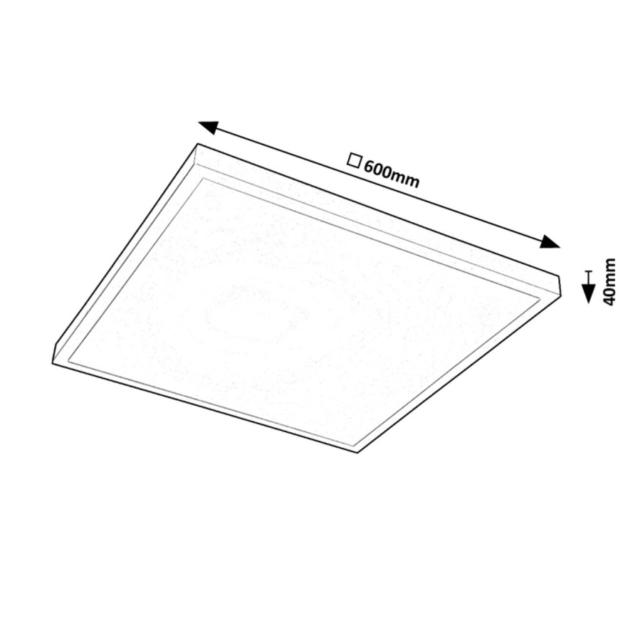 Rabalux - Panel LED fijo LED/40W/230V 4000K 60x60 cm