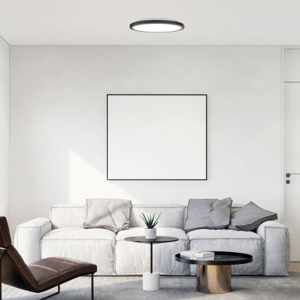 Rabalux - Plafón LED LED/24W/230V 3000/4000/6000K diá. 29 cm negro
