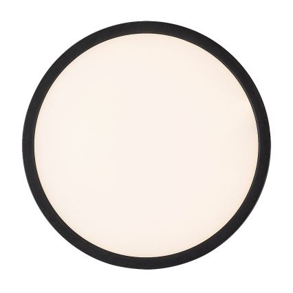 Rabalux - Plafón LED LED/36W/230V 3000/4000/6000K diá. 40 cm negro