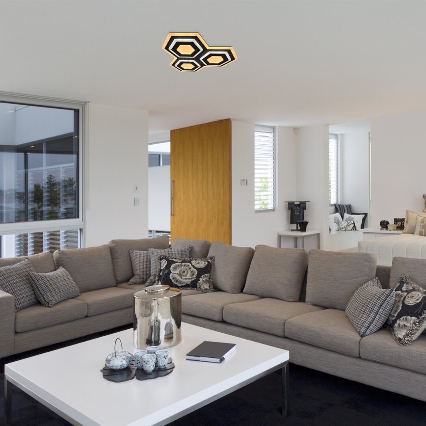 Rabalux - Plafón LED regulable LED/72W/230V 3000/6000K + control remoto
