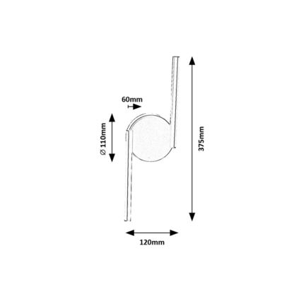 Rabalux - Aplique LED LED/8W/230V 4000K