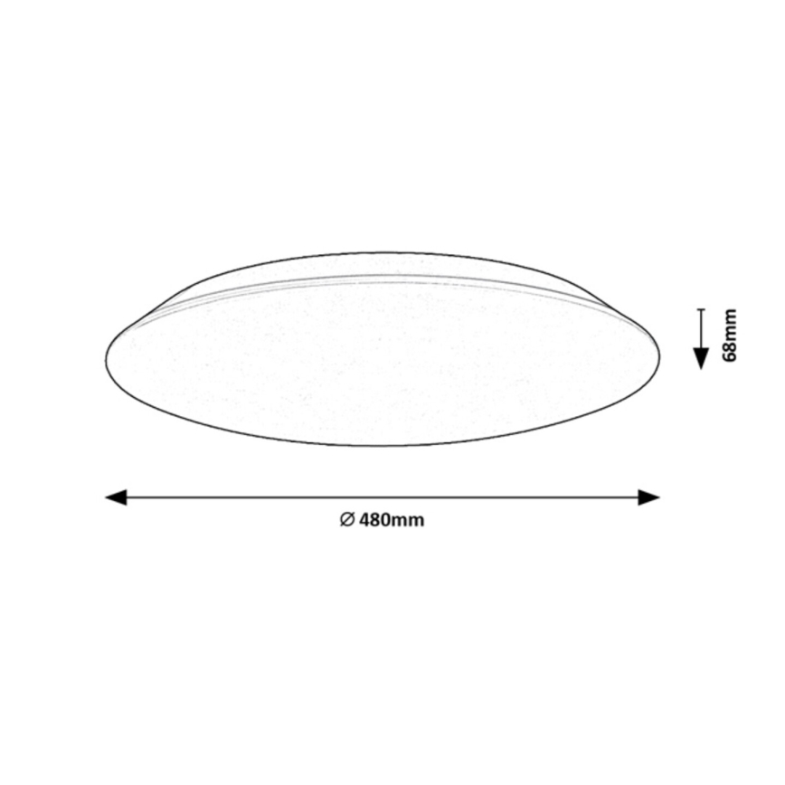 Rabalux - Plafón LED LED/45W/230V 4000K 48 cm