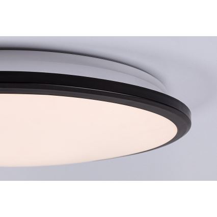 Rabalux - Plafón LED LED/24W/230V 3000K negro 38 cm