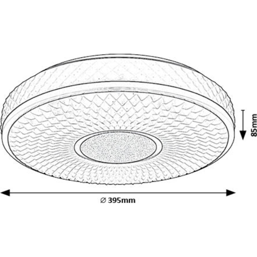 Rabalux - Plafón LED LED/24W/230V 4000K diá. 39 cm