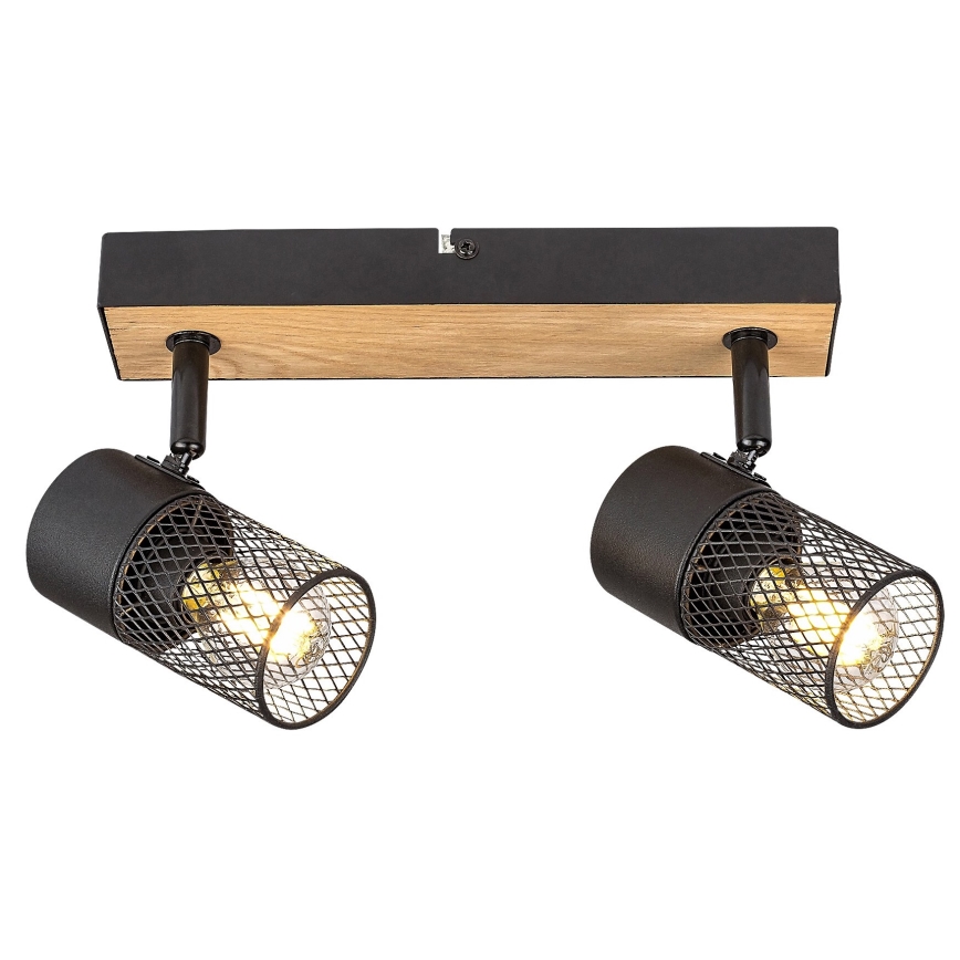 Rabalux - Foco 2xE14/40W/230V roble