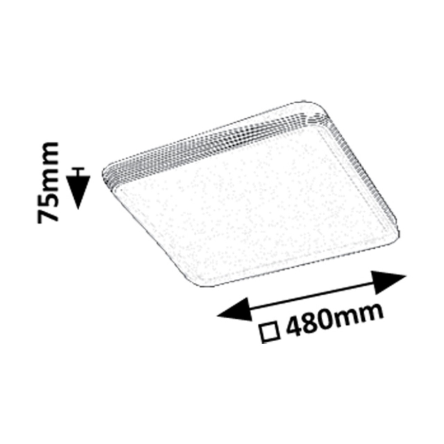 Rabalux - Plafón LED LED/40W/230V 3000K
