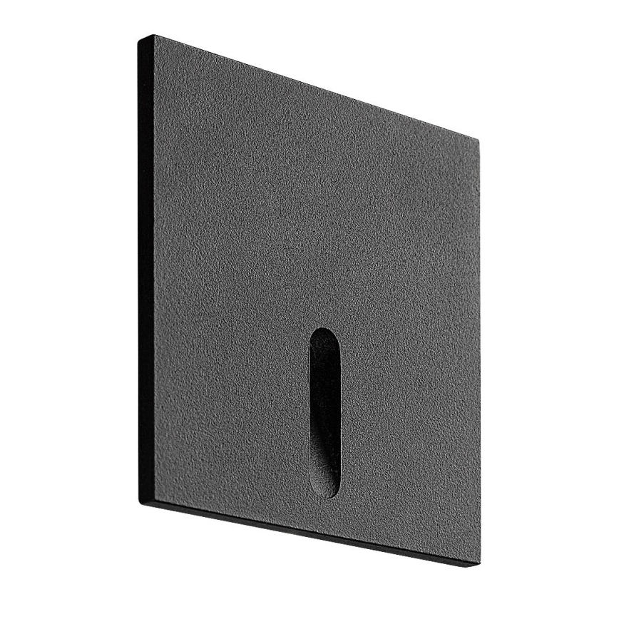 Rabalux - Iluminación de la escalera LED LED/3W/230V 3000K negro