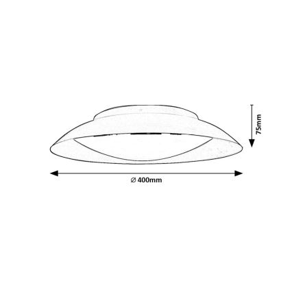 Rabalux - Plafón LED LED/24W/230V 3000K diá. 40 cm