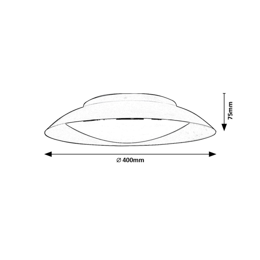 Rabalux - Plafón LED LED/24W/230V 3000K diá. 40 cm