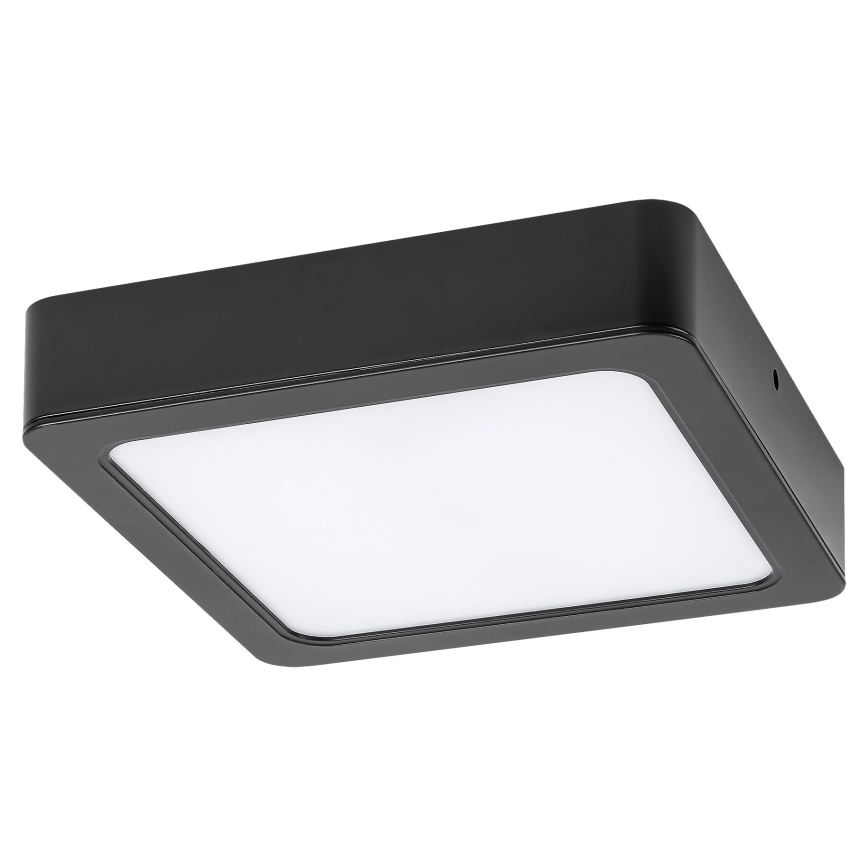 Rabalux - Plafón LED LED/24W/230V 4000K 22x22 cm negro