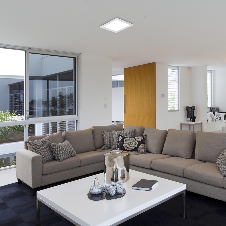 Rabalux - Lámpara empotrable LED LED/12W/230V 3000K 17x17 cm blanco