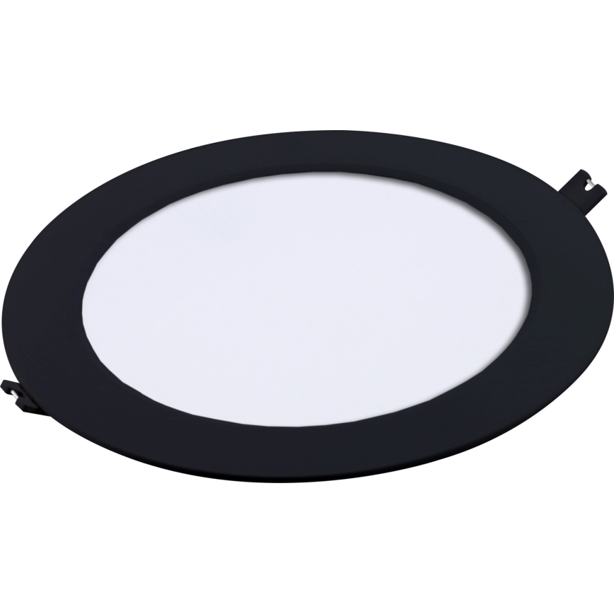 Rabalux - Lámpara empotrable LED LED/18W/230V diá. 22 cm negro