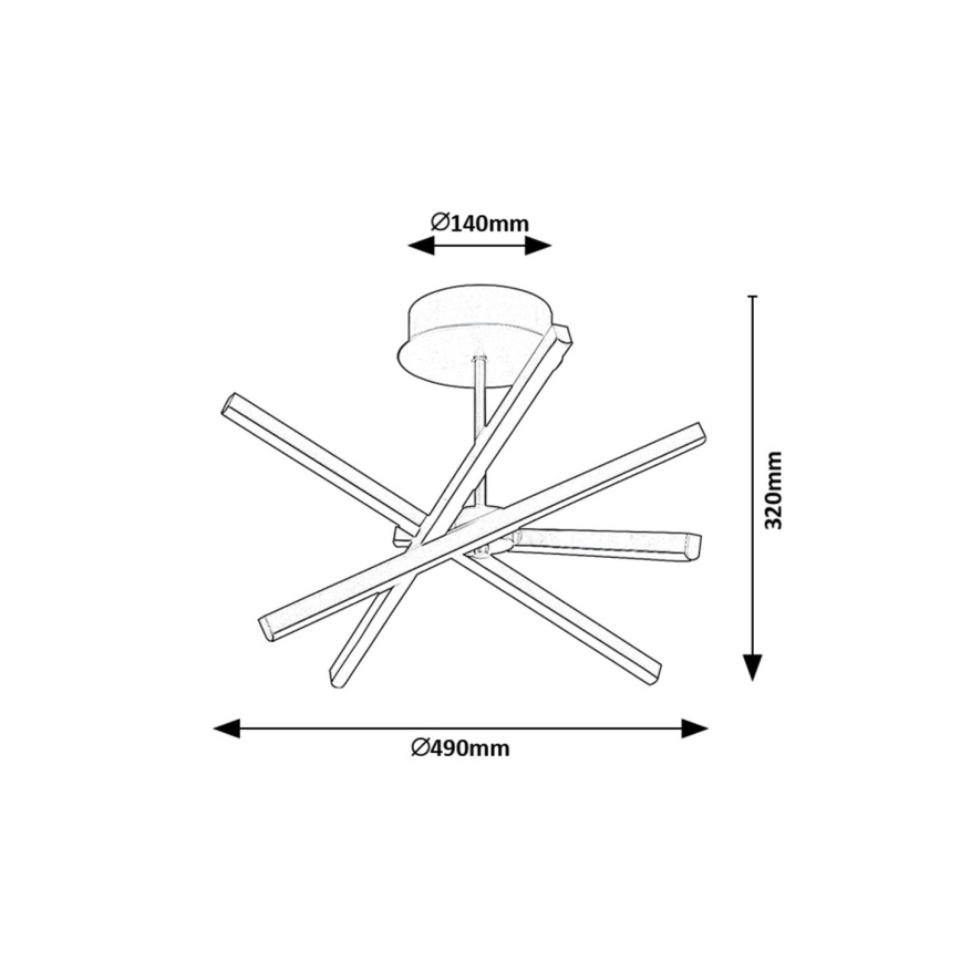 Rabalux - Lámpara colgante LED LED/30W/230V 4000K