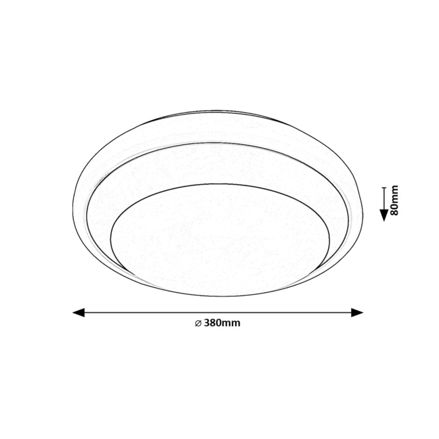 Rabalux - Plafón LED LED/24W/230V 4000K