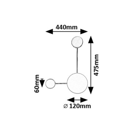 Rabalux - Aplique LED LED/7W/230V 3000K