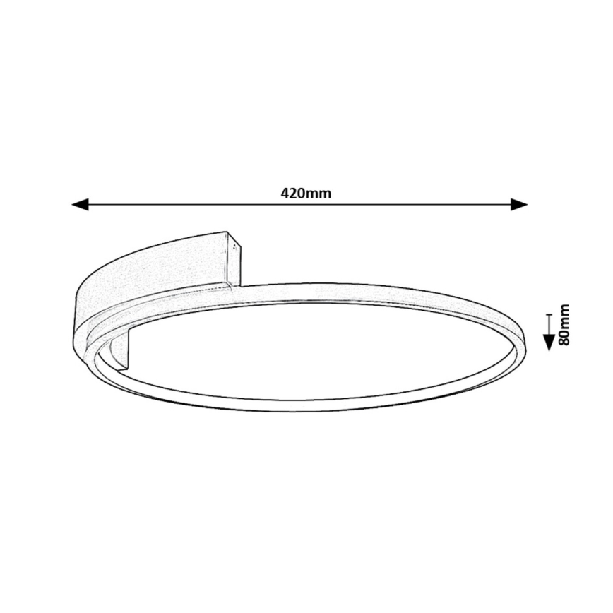 Rabalux - Plafón LED LED/23W/230V