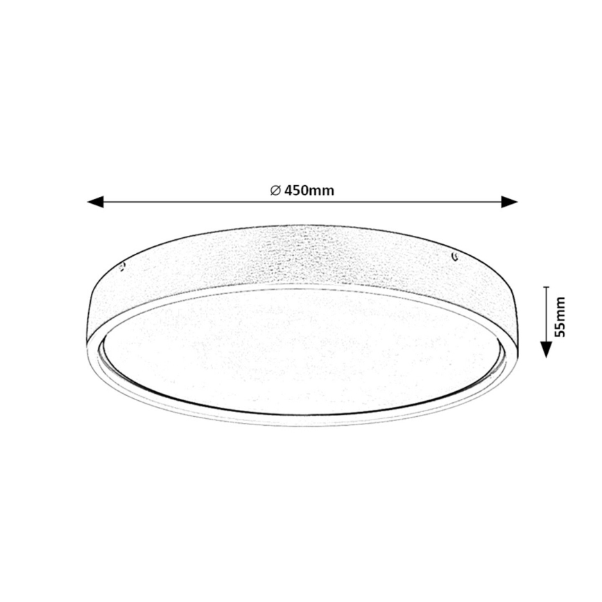 Rabalux - Plafón LED LED/37W/230V