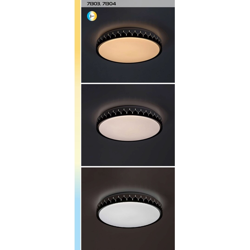 Rabalux - Plafón LED regulable LED/48W/230V 3000-6500K + control remoto