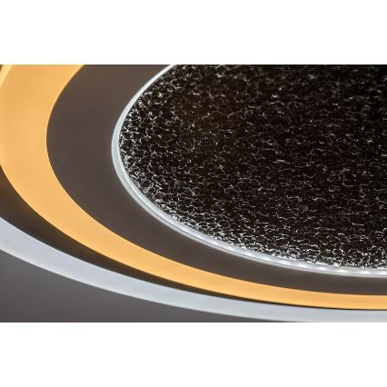 Rabalux - Plafón LED regulable LED/56W/230V 3000/4000/6000K negro + control remoto
