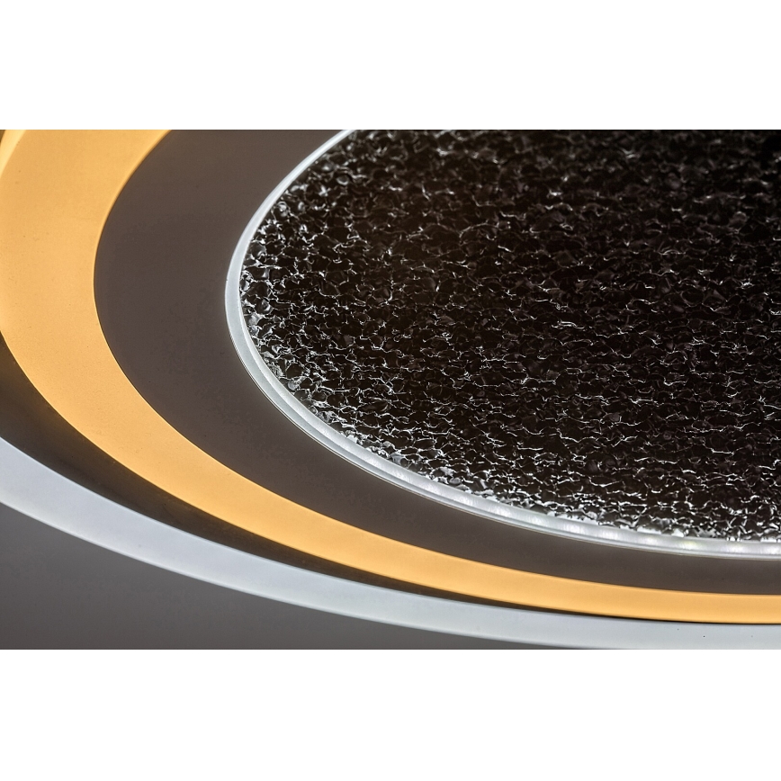 Rabalux - Plafón LED regulable LED/56W/230V 3000/4000/6000K negro + control remoto