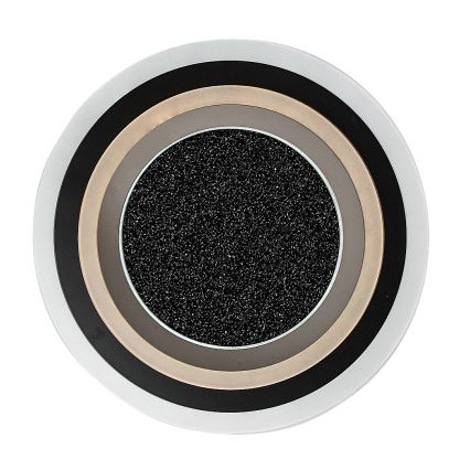 Rabalux - Plafón LED regulable LED/56W/230V 3000/4000/6000K negro + control remoto