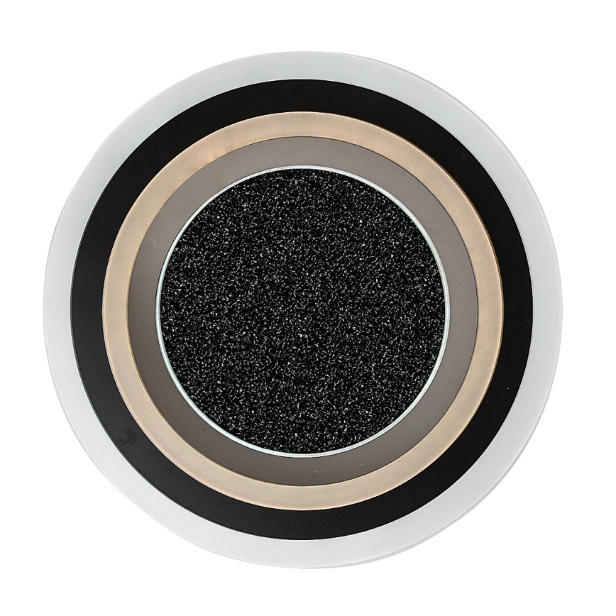 Rabalux - Plafón LED regulable LED/56W/230V 3000/4000/6000K negro + control remoto