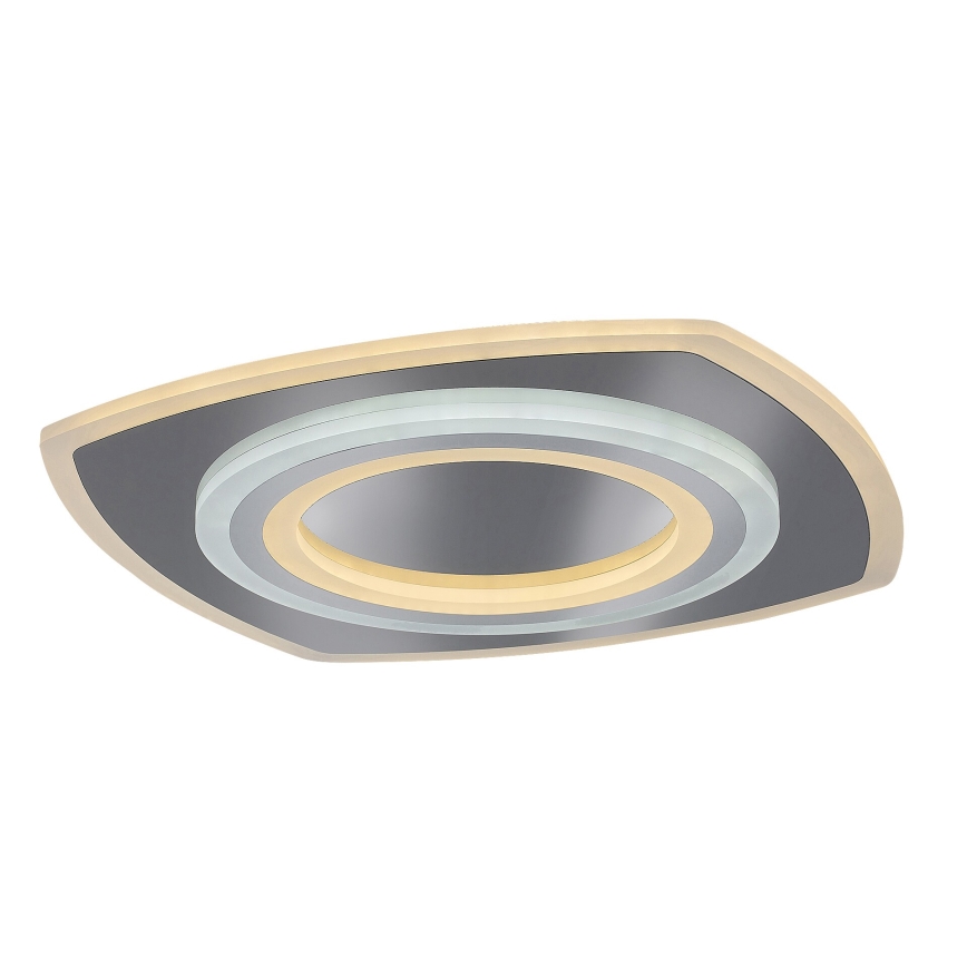 Rabalux - Plafón LED regulable LED/60W/230V 3000/4000/6000K cromo mate + control remoto