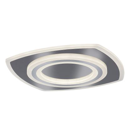 Rabalux - Plafón LED regulable LED/60W/230V 3000/4000/6000K cromo mate + control remoto