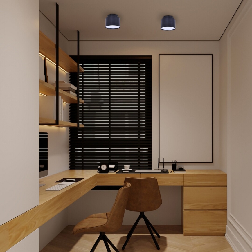 Rabalux - Plafón LED LED/16W/230V 3000K negro