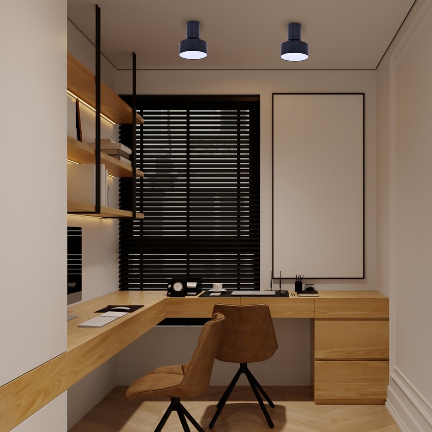 Rabalux - Plafón LED LED/10W/230V 3000K negro