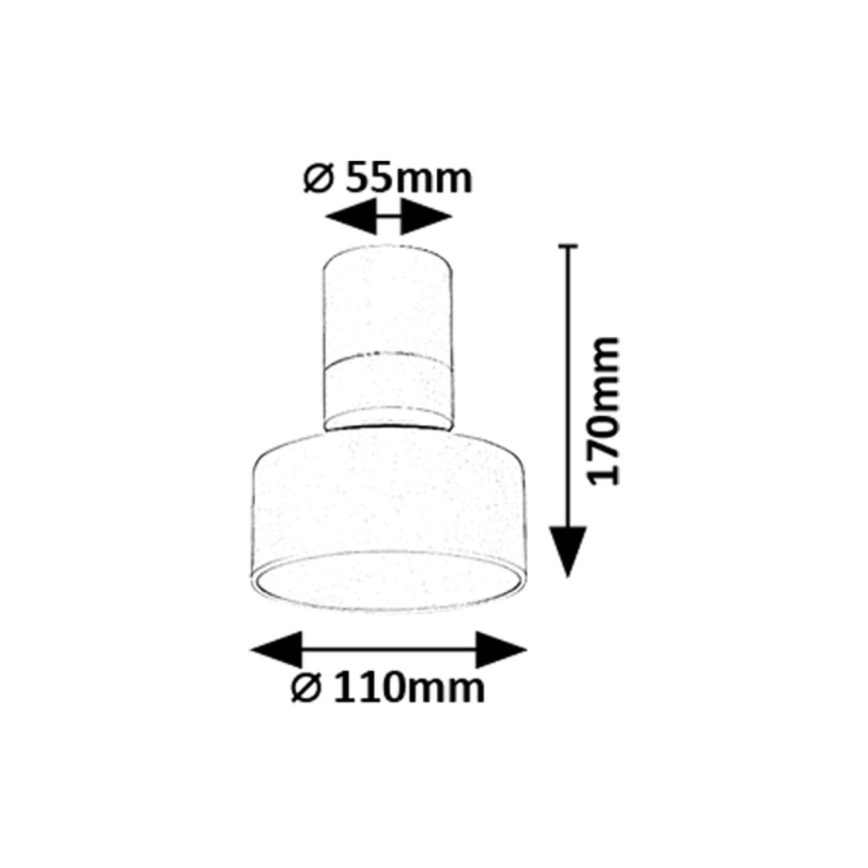 Rabalux - Plafón LED LED/10W/230V 3000K blanco