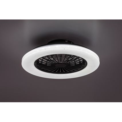 Rabalux - LED Plafón regulable con ventilador LED/48W/230V 3000-6500K + control remoto