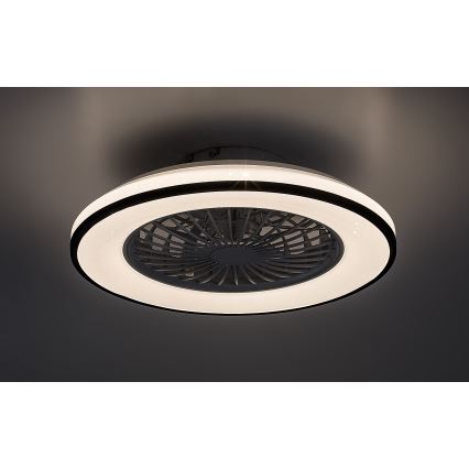 Rabalux - LED Plafón regulable con ventilador LED/48W/230V 3000-6500K + control remoto