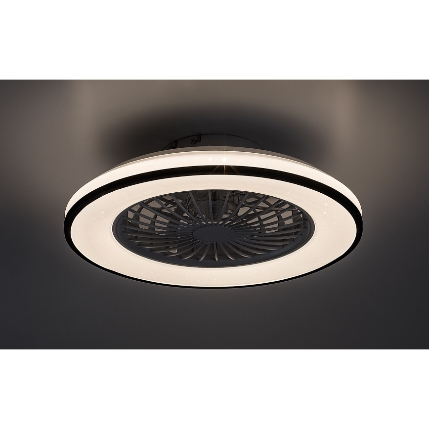 Rabalux - LED Plafón regulable con ventilador LED/48W/230V 3000-6500K + control remoto