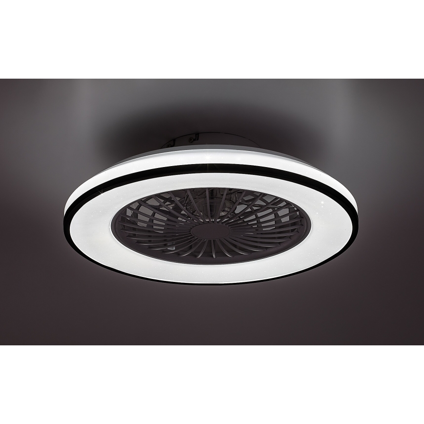 Rabalux - LED Plafón regulable con ventilador LED/48W/230V 3000-6500K + control remoto
