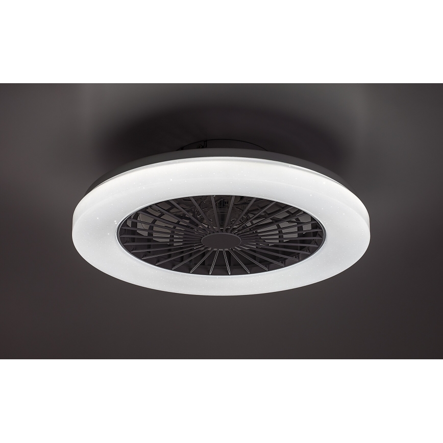 Rabalux - LED RGB Plafón regulable con ventilador LED/48W/230V 3000-6500K + control remoto