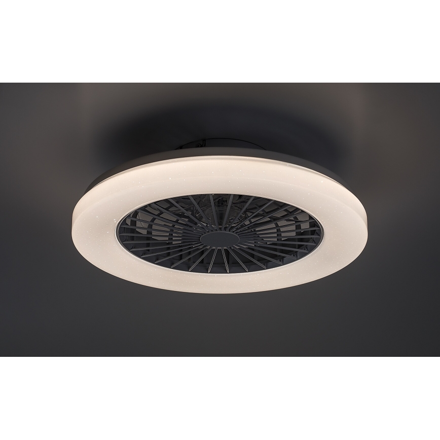 Rabalux - LED RGB Plafón regulable con ventilador LED/48W/230V 3000-6500K + control remoto