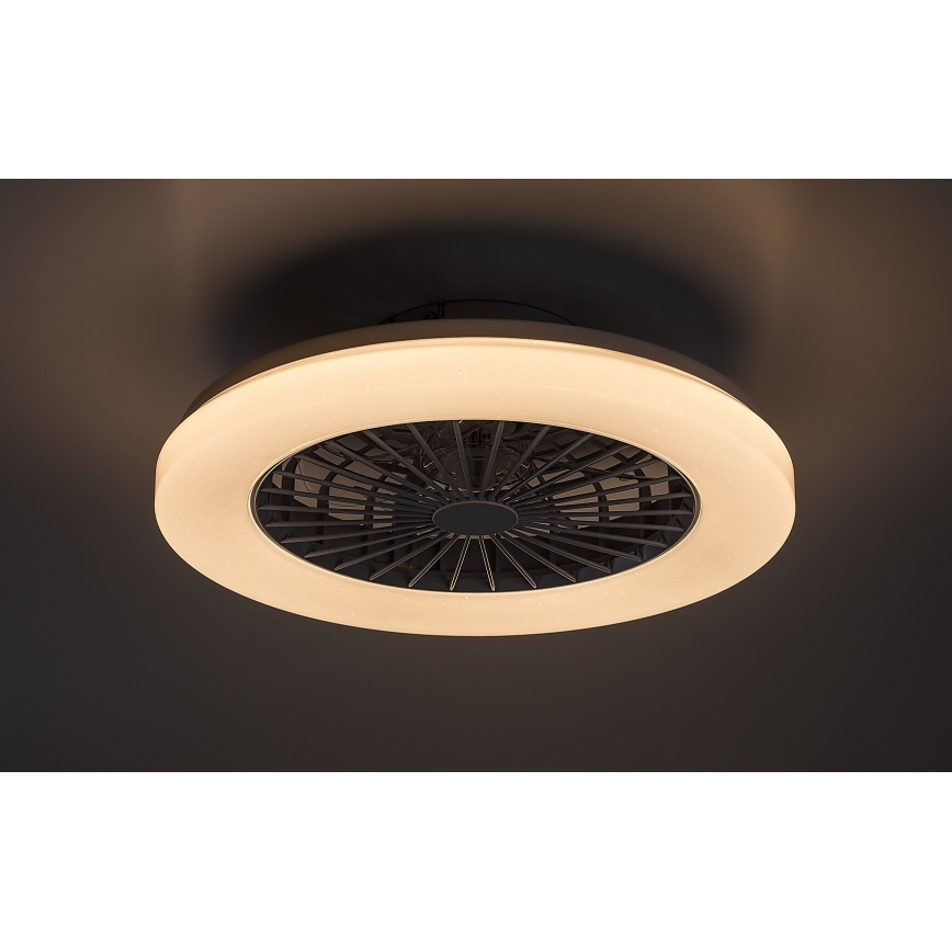 Rabalux - LED RGB Plafón regulable con ventilador LED/48W/230V 3000-6500K + control remoto