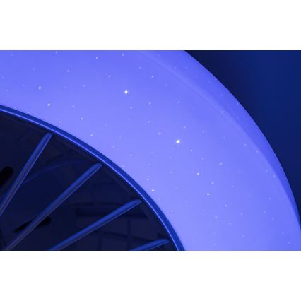 Rabalux - LED RGB Plafón regulable con ventilador LED/48W/230V 3000-6500K + control remoto