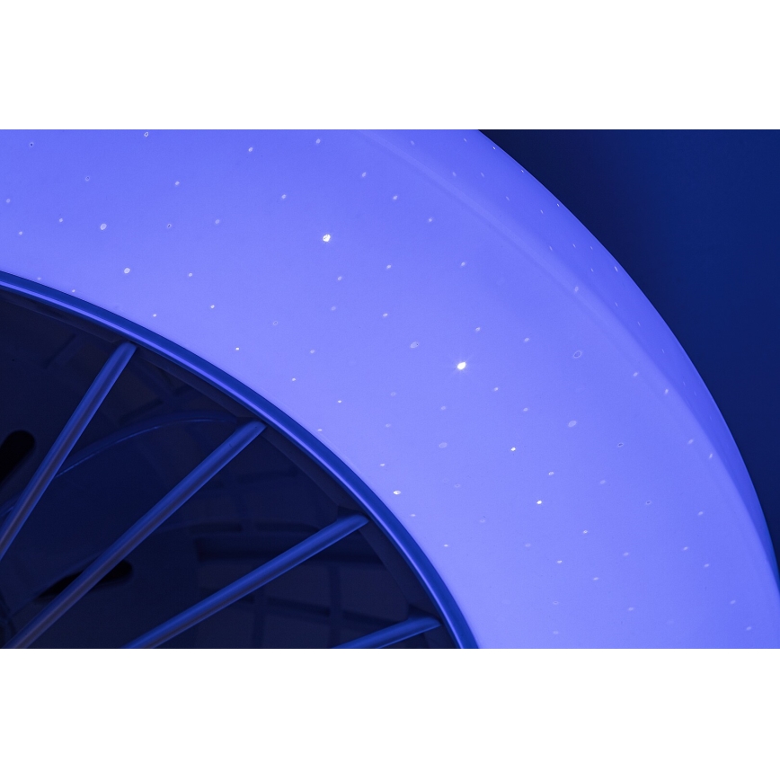 Rabalux - LED RGB Plafón regulable con ventilador LED/48W/230V 3000-6500K + control remoto